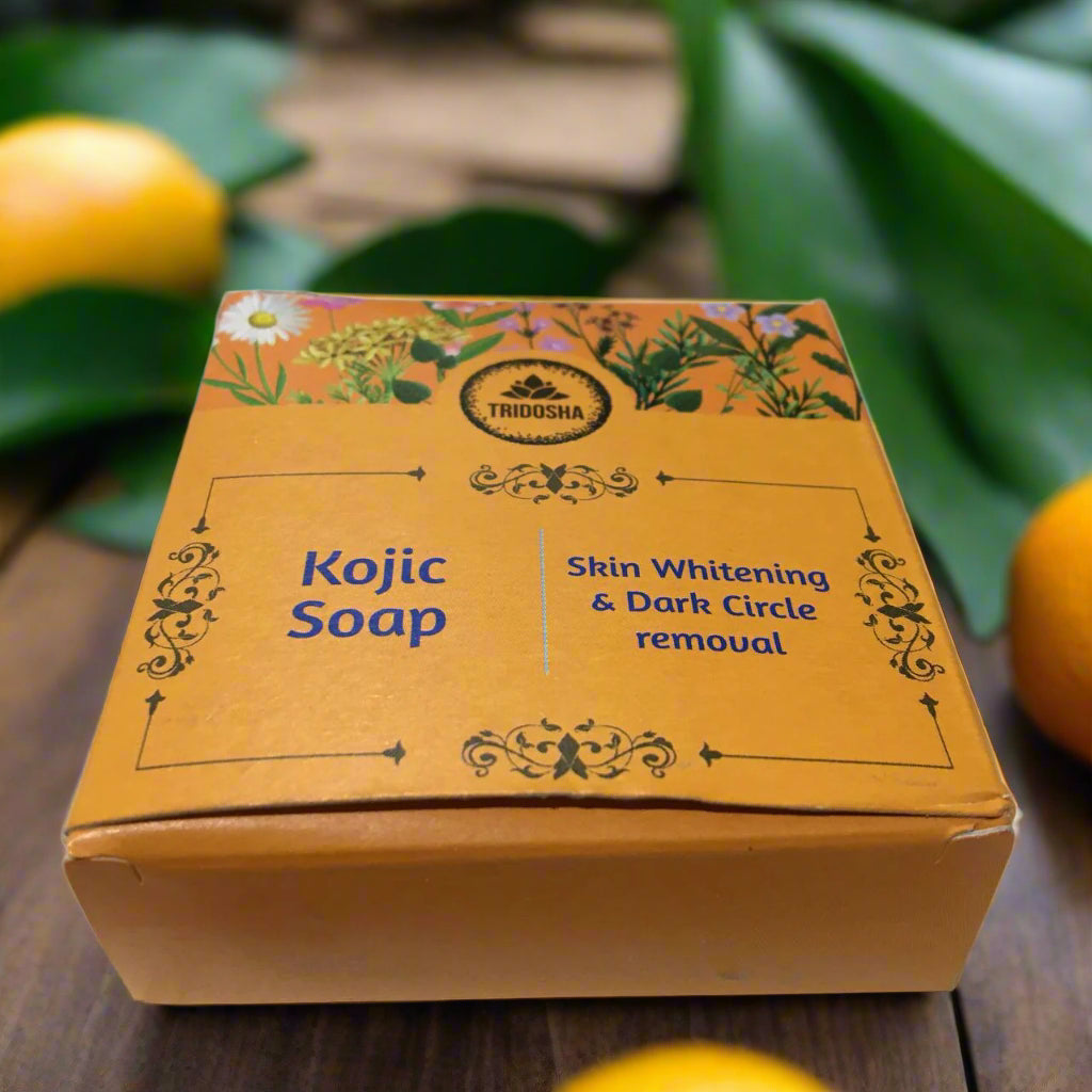 Tridosha Kojic Soap | Skin Whitening & Dark Circle Removal