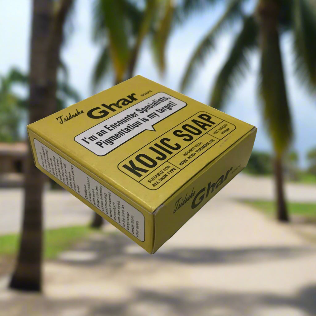 Tridosha Charcoal Detox Soap with Glutathione, Rose Petals & Fruit Extracts