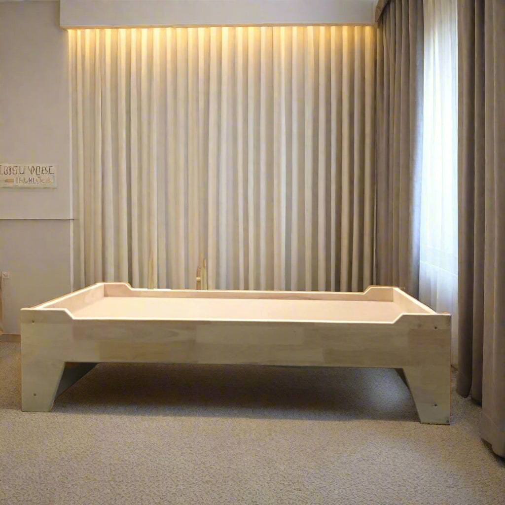 Reversible Montessori Bed for Toddlers/Wooden Bed for Kids By Miza