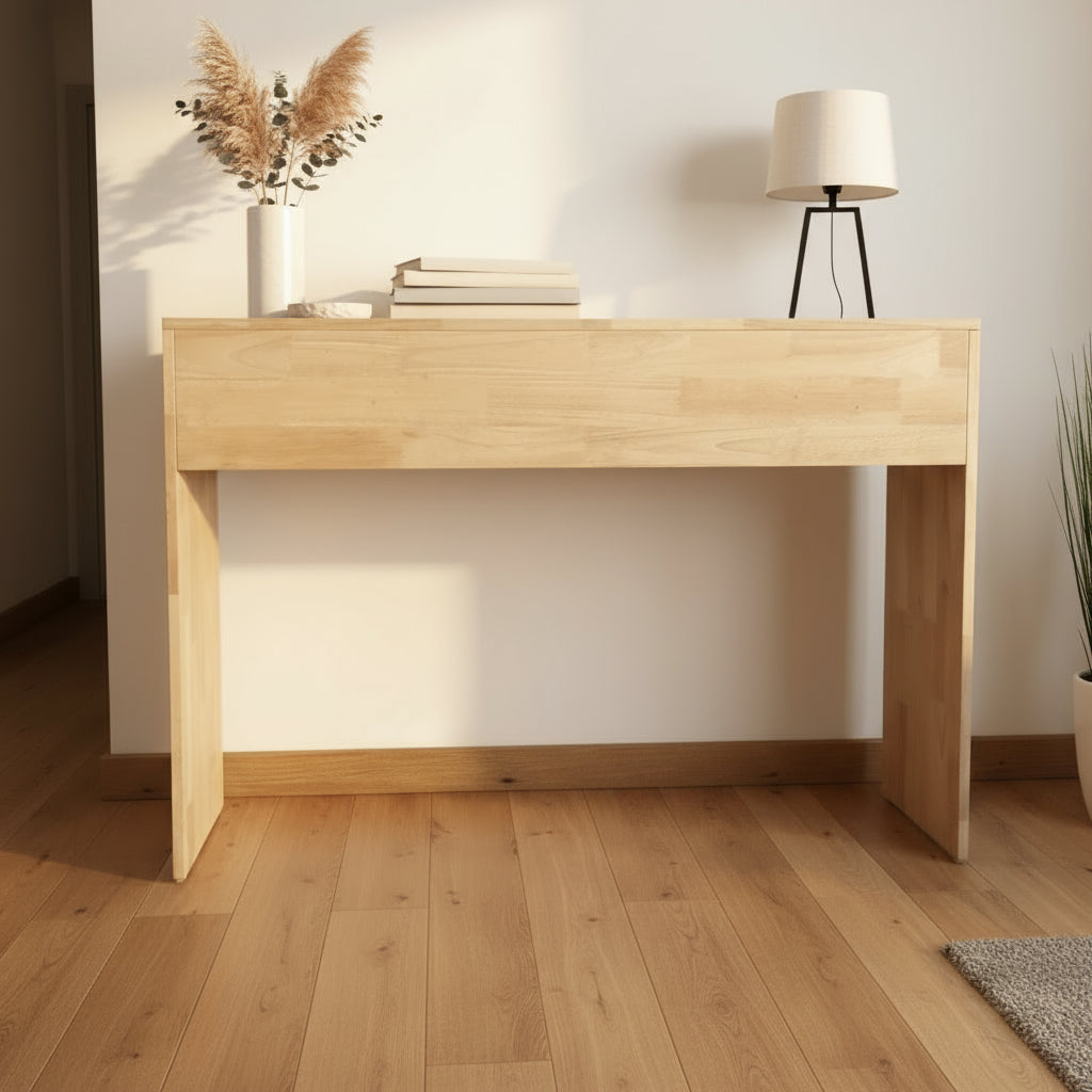 Fluted Entryway / Hallway Console Table By Miza