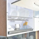 Plate Rack With Drip Tray Overhead Cabinet Organizer In Stainless Steel By Inox - 1 Pc