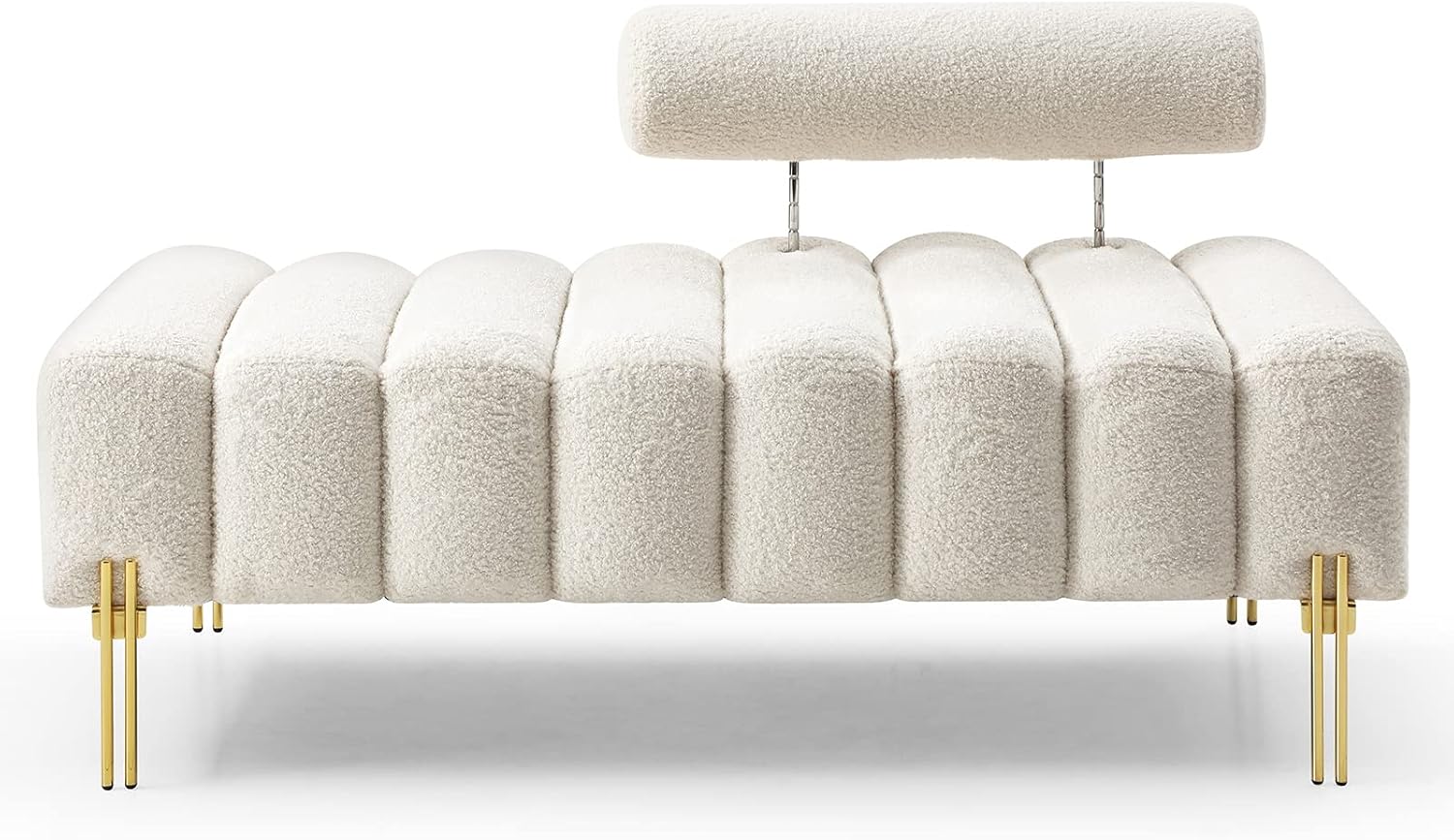 Modern Loveseat Sofa Couch with Golden Legs/Couches for Living Room Bedroom Office