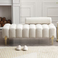 Modern Loveseat Sofa Couch with Golden Legs/Couches for Living Room Bedroom Office