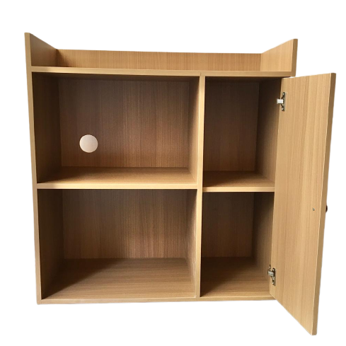 Microwave Storage Cabinet With Panel Door In Natural Wood By Miza