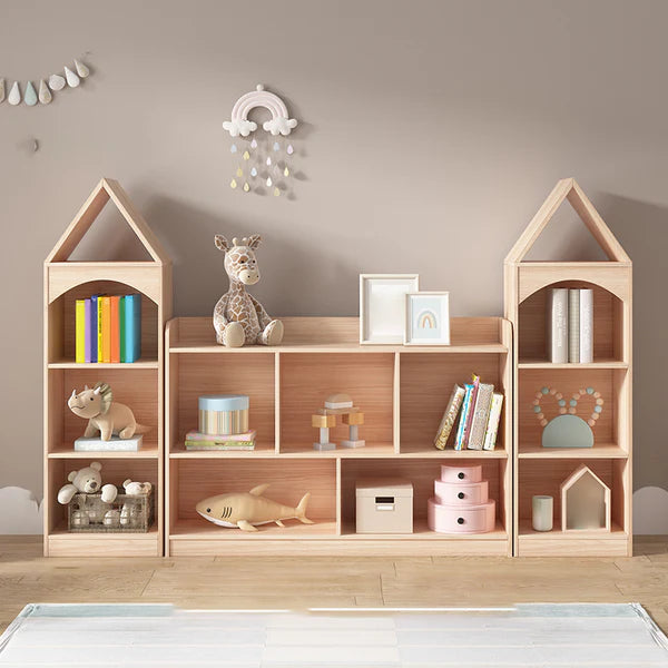 Freestanding Nordic Kids Bookshelf By Miza