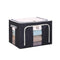 Foldable Living Storage Boxes With Metal Frame in Random Color By SOPT - 1 PC