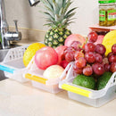 Multipurpose Fridge Basket/Box Storage Rack Tray ( Random Colour ) Set of 4 PC - By AK