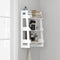 3 Tier Bathroom Shelf Wall Mounted with Towel Hooks By Miza