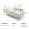 Modern Loveseat Sofa Couch with Golden Legs/Couches for Living Room Bedroom Office