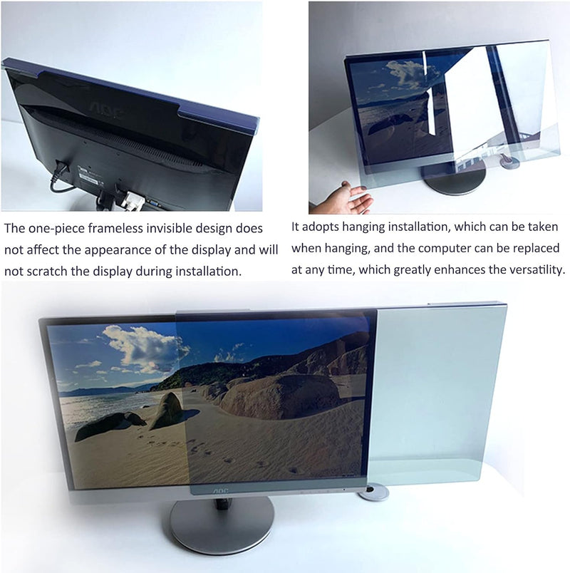 Samsung Removable Privacy Hanger Screen Guard For Monitor Anti Blue Light |Anti UV |Acrylic Fiber Material |Scratch Resistance For All Screens