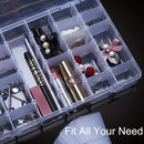 Adjustable 36/24 &15 Grid Jewellary Organizer Box By AK - 1 PC