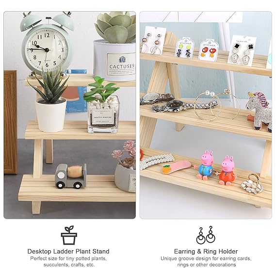 3-Tier Ladder Jewellery Display Stand By Miza