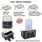 Foldable Living Storage Boxes With Metal Frame in Random Color By SOPT - 1 PC
