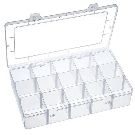 Adjustable 36/24 &15 Grid Jewellary Organizer Box By AK - 1 PC