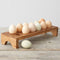 12 Slot Wooden Egg Holder Tray By Miza