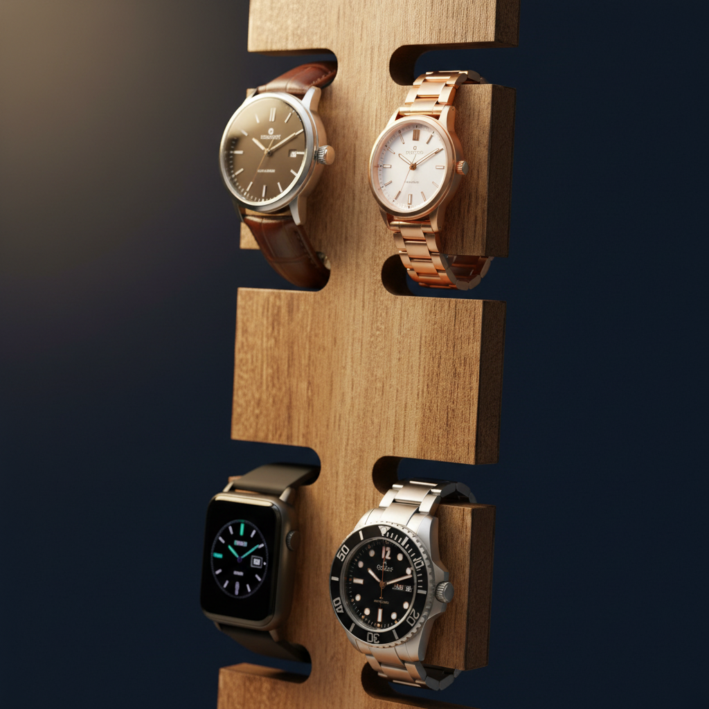 Watch Stand / Holder For 8 watches By Miza