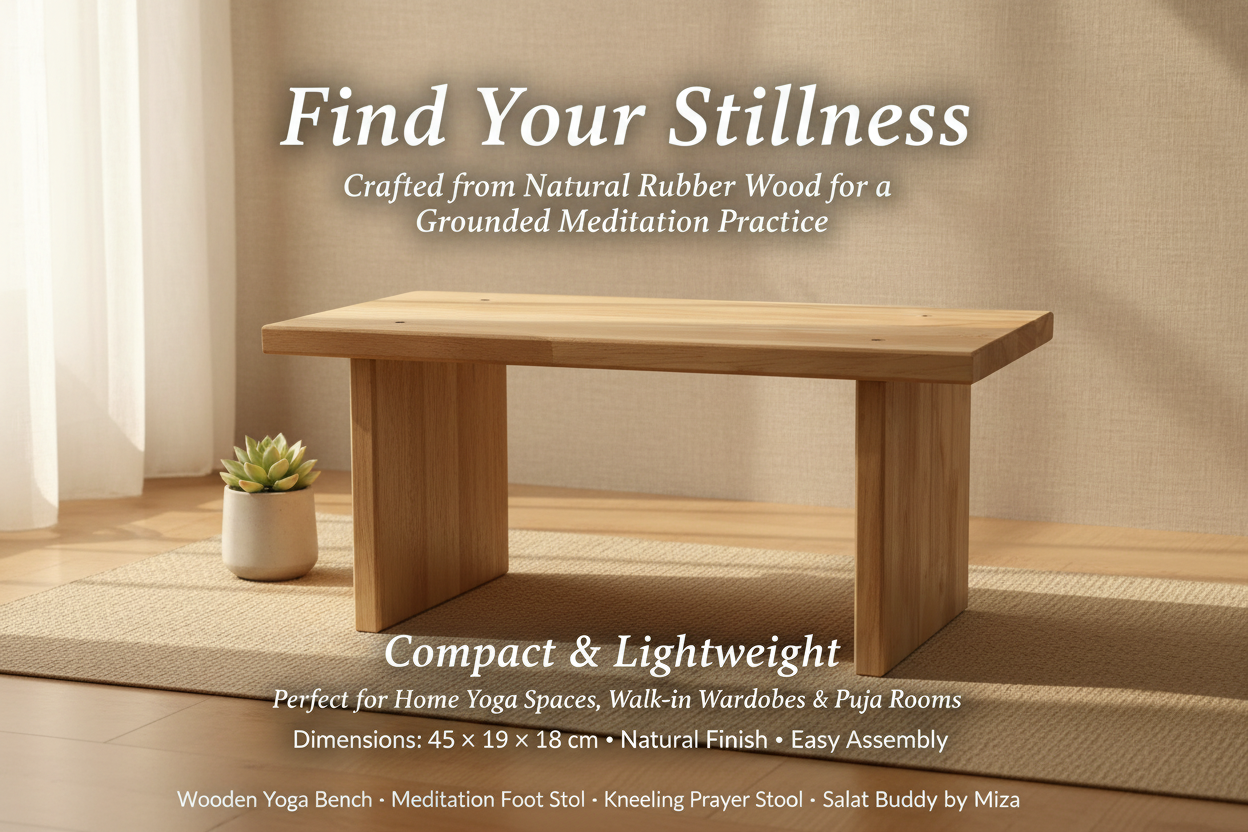 Salat Buddy Meditation Yoga Stool/Foot Stool  By Miza