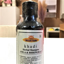 Khadi India Pack of 2 Herbal Shampoo Amla & Bhringraj Natural Ingredients 210ml