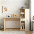 Vintage Study Desk With Shelves By Miza