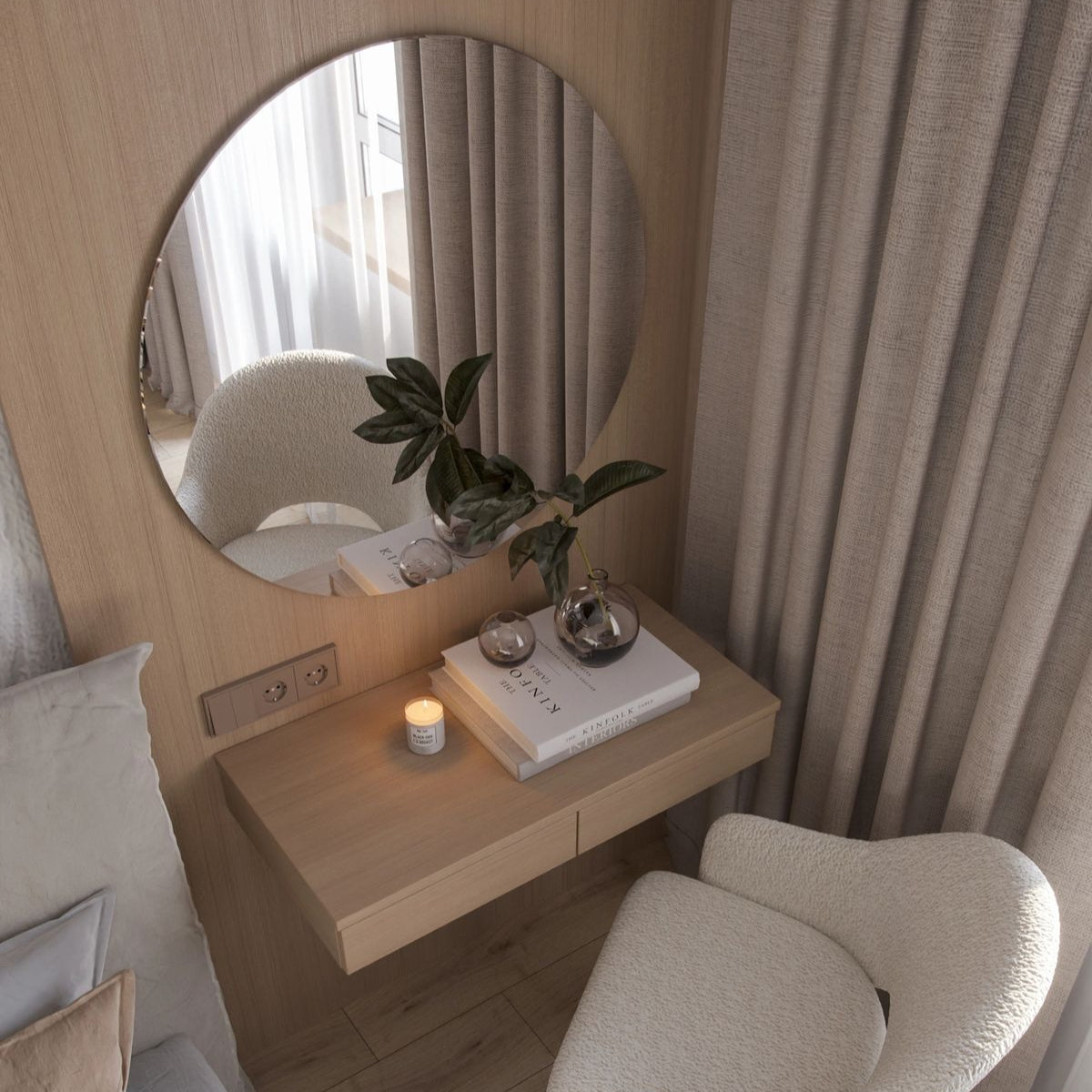 Wall Mounted Dresser With 2 Drawers By Miza