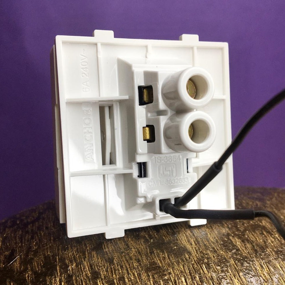 Anchor Penta Modular (1 & 2) Module 6 A Bell Push W/O Neon Switches - 1 Pc