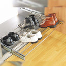 Adjustable Shoe Rack Pull Out Double Layer In SS By Inox ( I14.01.101 ) - 1 Pc