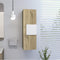 Single Door Cabinet With 3 Shelves By Miza