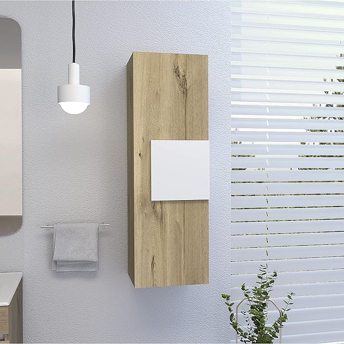 Single Door Cabinet With 3 Shelves By Miza