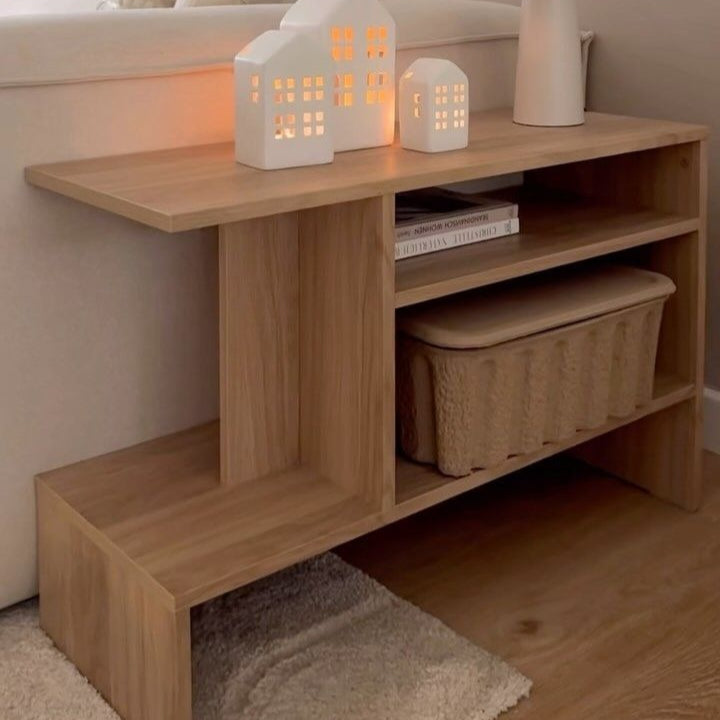 Grain & Glory Side Table For Living Room By Miza