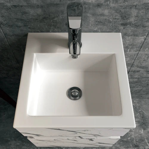 Rio & Adler Washbasin Bathroom Vanity With Mirror By TGF