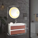 Terrace & Aqua Wall Mounted Bathroom Vanity By TGF