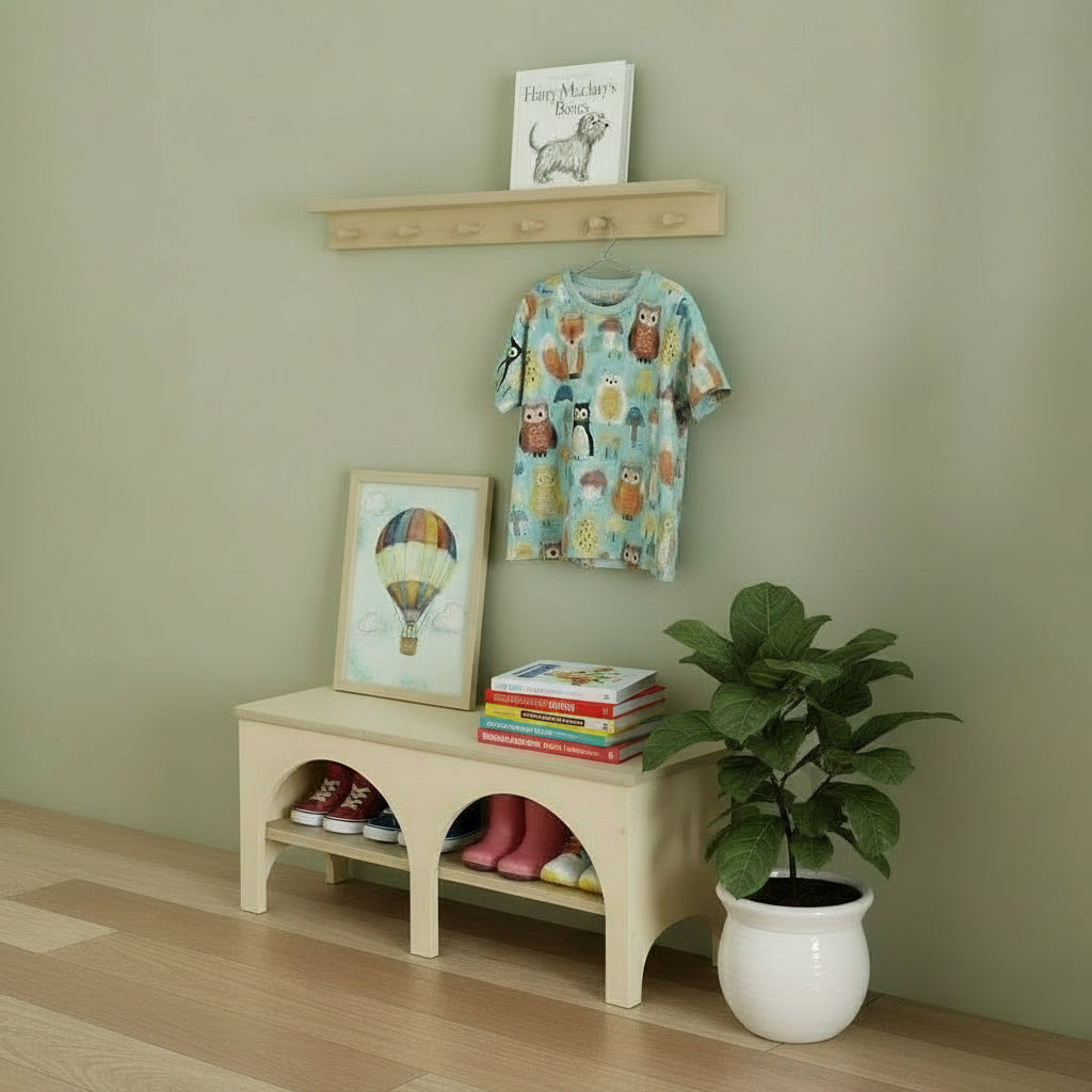 Toddler Shoe Bench By Miza