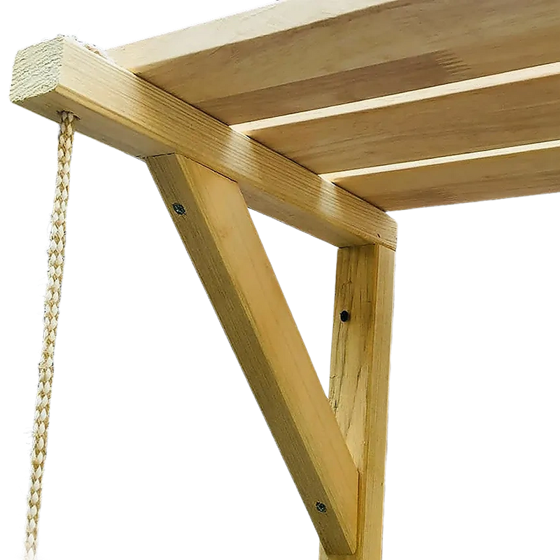 Timber Dress Rack Wooden Bracket Shelf With Hanging Rope/Timber Clothes Rack By Miza ...