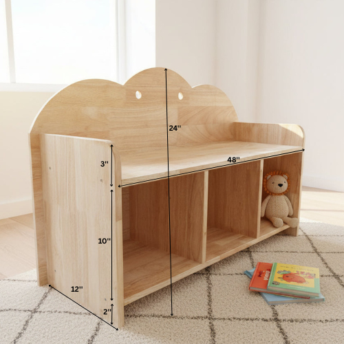 Children's Storage Bench By Miza