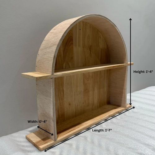 Nursery Wall Decor Display Or Floating Shelve For Kids by Miza