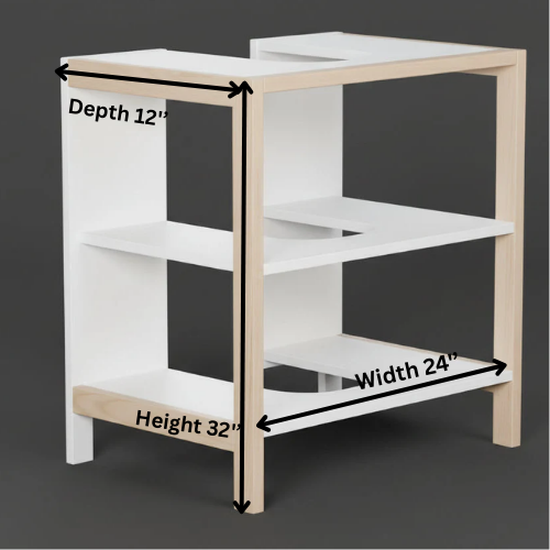 3 Shelves Lower Washbasin Cabinet By Miza