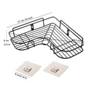 Modern Self-Adhesive Corner Metal Rack Pack Of 2 For Bathroom/Kitchen Multi Purpose Random Color-BY SOPT
