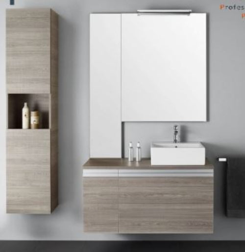 Modern Tall Vertical Bathroom Storage By Miza