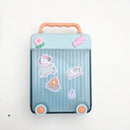Cute Suit Case Water Bottle With Wheels For Kids-Random Color-1PC-BY APT