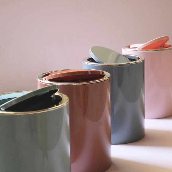 Stylish Waste Bin For Bathrooms & Kitchens Random Color By APT