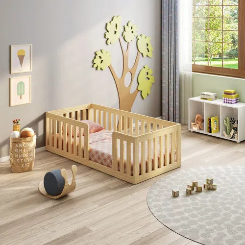 Montessori Wooden Baby Floor Sleep Station / Baby Cot By Miza