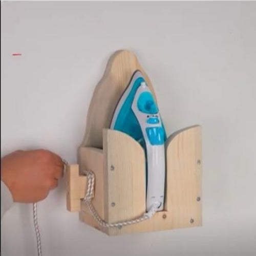 Modern And Minimalist Wooden Iron Holder By Miza