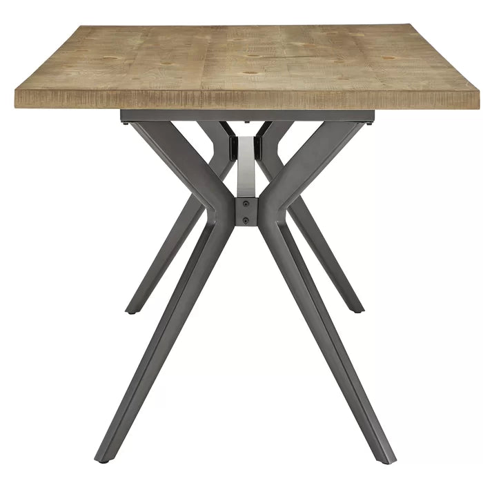Luxurious 6-Seater Solid Wood Trestle Dining Collection/Charm Trestle Dining Table