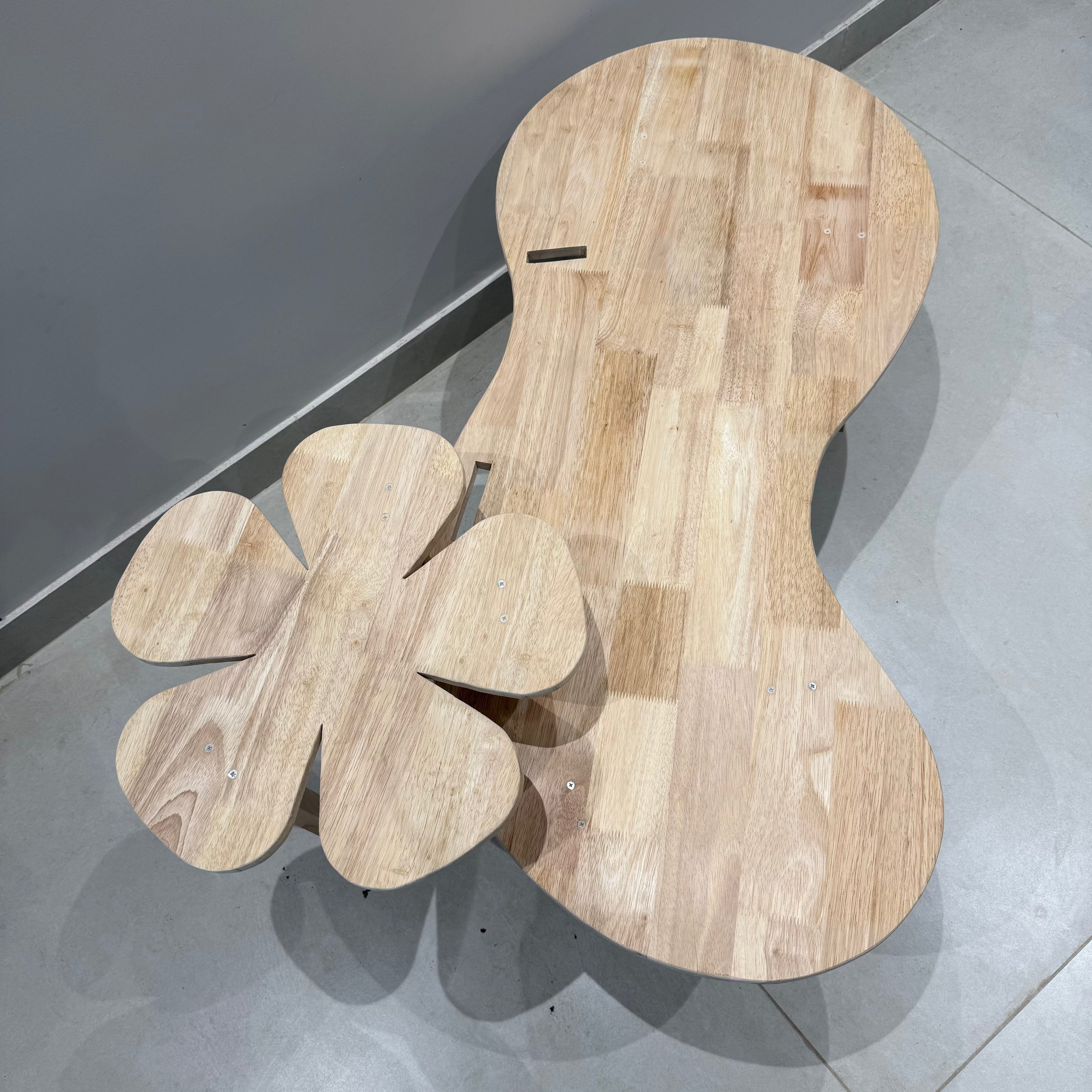 Scandinavian Wavy Table For Kids By Miza