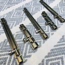 Metal Tower Bolt In Different Screw Position In Antique Finish Latches For Doors By DH
