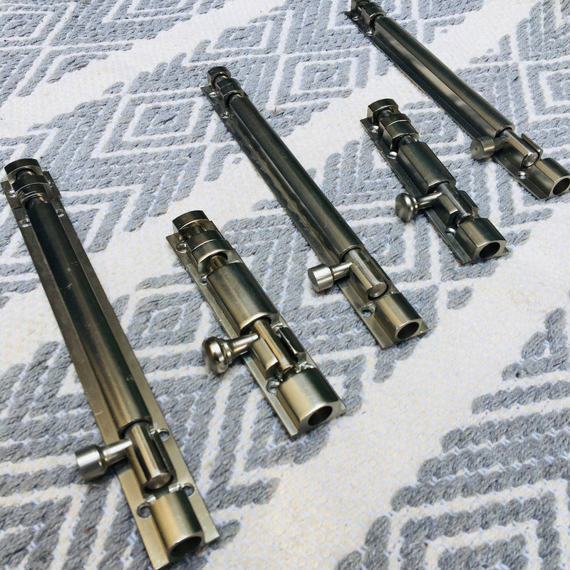 Metal Tower Bolt In Different Screw Position In Antique Finish Latches For Doors By DH