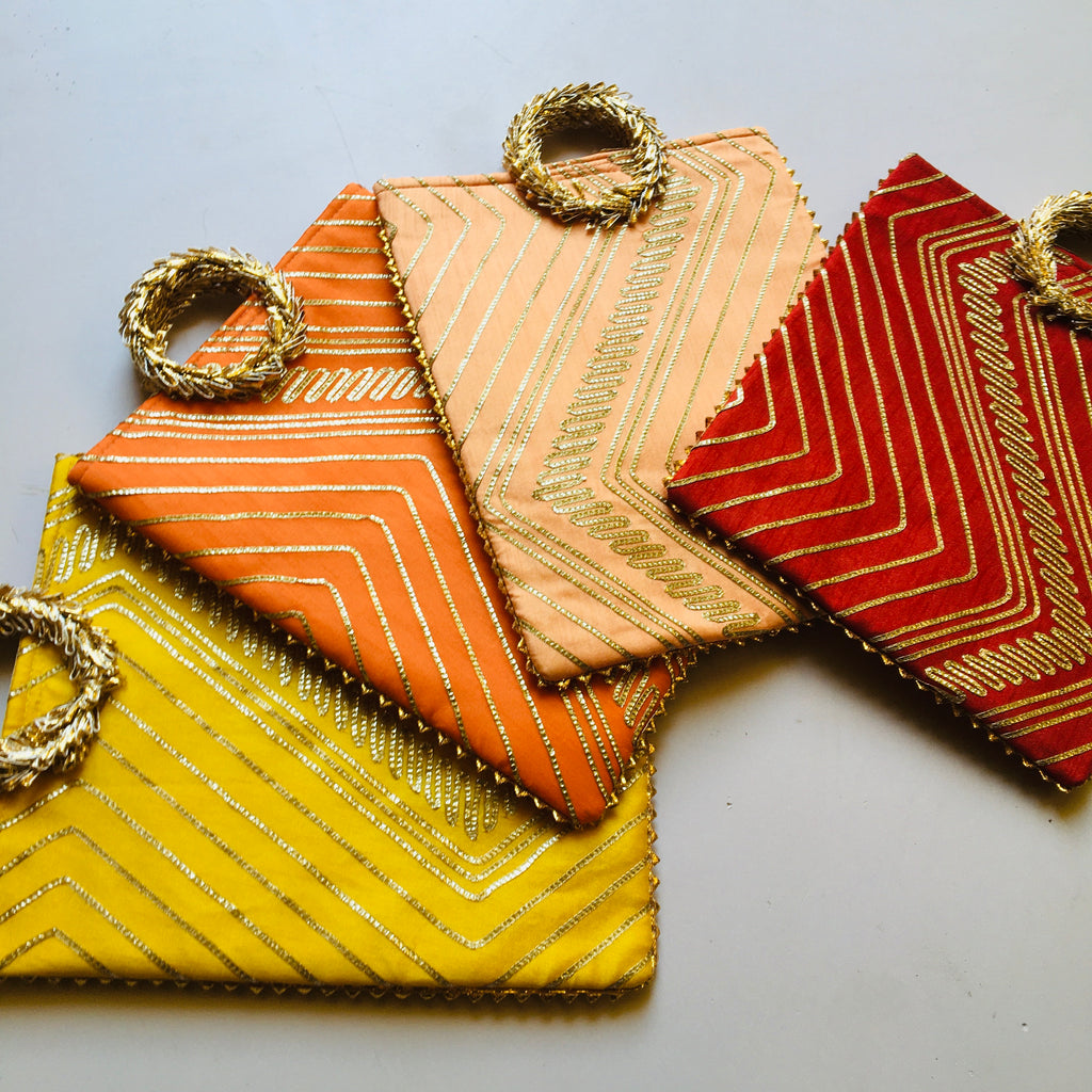 Tiny Treasure Tote With Heavy Lace Handle For Gifting 1 PC Random Color By CC
