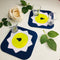 Colorful Silicone Coasters Fruit Slices Theme Set Of 2 By-APT