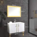 Crystal & Image Sanitary Ware 2 Legs Washbasin Vanity By TGF