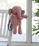 Elephant Shape 100% Cotton Knitted Kids Bag For School & Travel (By-APT)